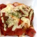 なーなちゃん's cooksnap of when they made 市販の『餃子』で簡単トマトチーズ焼き.