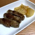 emityu's cooksnap of when they made こく旨★豚肉巻きこんにゃくの味噌照り焼き.