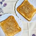 ふたごゆき's cooksnap of when they made 白餡胡麻トースト.