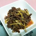 まぶたん's cooksnap of when they made 生姜たっぷり☆牛肉のしぐれ煮☆常備菜覚書.