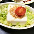 ♡ティナリア♡'s cooksnap of when they made 水菜と豆腐 ケーキ風サラダ冷や奴.
