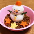 ぽめchan's cooksnap of when they made クリスマスにピッタリ！スノーマンカレー！.