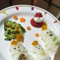 けーこころん's cooksnap of when they made 【離乳食】＊クリスマスプレート＊.
