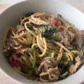 kehkun's cooksnap of when they made 簡単！しそが効いてるジャリコ風パスタ.