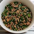 もぐ・ω・くま's cooksnap of when they made お弁当に♪豚ひき肉とピーマンのそぼろ丼.