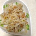 mana1005's cooksnap of when they made もやしサラダ☆梅おかか.