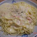 ☆kano☆'s cooksnap of when they made 鮭クリームパスタ.