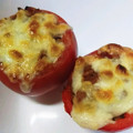 けんけん1016's cooksnap of when they made トマトの肉詰め丸ごと焼き♪.