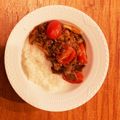初めての育児生活's cooksnap of when they made ヘルシーハヤシライス.