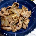 chi−ちゃん's cooksnap of when they made 豚肉の生姜焼き.