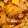 k13206's cooksnap of when they made マクロビ☆なすとかぼちゃの味噌炒め.