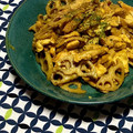 junkie_t's cooksnap of when they made ご飯が進む♫蓮根と厚揚げのカレーキンピラ.