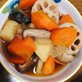 ピカチュウ♬'s cooksnap of when they made 和惣菜☆れんこんとにんじんの煮物.