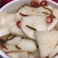 ∞Rabbit∞'s cooksnap of when they made 超簡単☆私の味覚書☆大根の漬物☆.