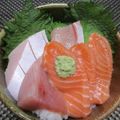 ジョングレ's cooksnap of when they made お刺身盛り合わせで・海鮮丼.