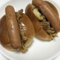 midori_'s cooksnap of when they made 焼きそば&ウィンナー☆贅沢なホットドッグ.