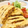 Superlittleboo's cooksnap of when they made 挽肉とジャガイモのチーズパイ.