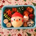 ゆるじゅ0314's cooksnap of when they made のせるだけ簡単♡サンタ弁当.