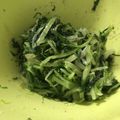 Ｕ字☆'s cooksnap of when they made 簡単！水菜のナムル.