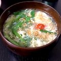 ＊＊まゆゆ＊＊'s cooksnap of when they made からだポカポカ！ニラ玉トマトスープ.