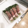 ぽんさんママ's cooksnap of when they made 豚ロースの豆苗巻き.