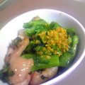 ちんぐりあん's cooksnap of when they made 安い！旨い！菜花と鶏皮のぱりぱり揚げ.