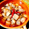 rinrinjp's cooksnap of when they made ダイエットに☆ こんにゃくのアヒージョ.