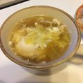 ゆいまーるん's cooksnap of when they made 朝食に♪ベーコン＆落とし卵の簡単スープ☆.
