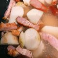 sae-ss's cooksnap of when they made 里芋とベーコンの煮物♪.