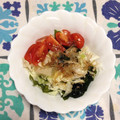 ぽぽきゅ's cooksnap of when they made 簡単☆白菜・わかめとトマトの和風サラダ♪.