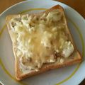 ＊なぁ＊'s cooksnap of when they made 楽々朝食★バナナとチーズのハニートースト.