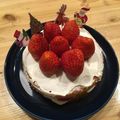 パフェうさこ♪'s cooksnap of when they made いちごサンタのクリスマスケーキ☆.