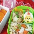 riezyriezy's cooksnap of when they made クリスマス弁当☆ゆで卵☆簡単♩☆キャラ弁.