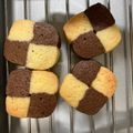ヒヨコマメ☆'s cooksnap of when they made 簡単☆チェックのアイスボックスクッキー.