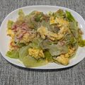 ぐぅあんらい's cooksnap of when they made レタスとカニカマとふわふわ卵のマヨ炒め♪.