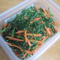 ユキエ１８号's cooksnap of when they made にんじんの葉きんぴら風炒め.