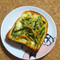 nosso's cooksnap of when they made かぼちゃの皮ΨハニーチーズトーストΨ.