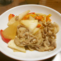 お塩と砂糖's cooksnap of when they made 市販のタレ！豚肉とかぶのしょうが焼き炒め.