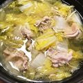 クックGCZ714☆'s cooksnap of when they made 鶏肉と白菜の☆シンプル鍋.