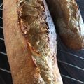 クープン's cooksnap of when they made 天然酵母♡フランスパン.