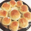 なかかわ's cooksnap of when they made レンジ発酵で簡単☆食べやすい＊一口パン.