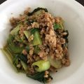 クックZENXIO☆'s cooksnap of when they made 青梗菜と豚ひき肉の生姜炒め.