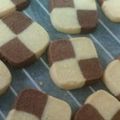 10月's cooksnap of when they made ビニール袋で簡単☆市松模様のクッキー.