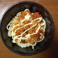 Mｒ．タッド's cooksnap of when they made ランチに♪キムマヨ納豆うどん！.
