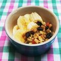 つつくみ's cooksnap of when they made 便秘に☆朝食に♪フルグラ&バナナ&牛乳☆.
