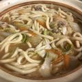 papikun's cooksnap of when they made 野菜たっぷり♫ 味噌煮込みうどん鍋.
