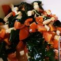 ひととせ305's cooksnap of when they made トマト入り長芋とわかめの和えもの.