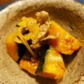 ☆mamingo☆'s cooksnap of when they made 時短！豚薄切り肉＋塩麹deかぼちゃの煮物.