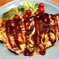 ♡てるてる♡'s cooksnap of when they made 常備野菜で作る☆チーズカレーオムレツ.