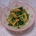 ＨＯ☆ＭＩ's cooksnap of when they made 水菜と油揚げの醤油マヨサラダ.